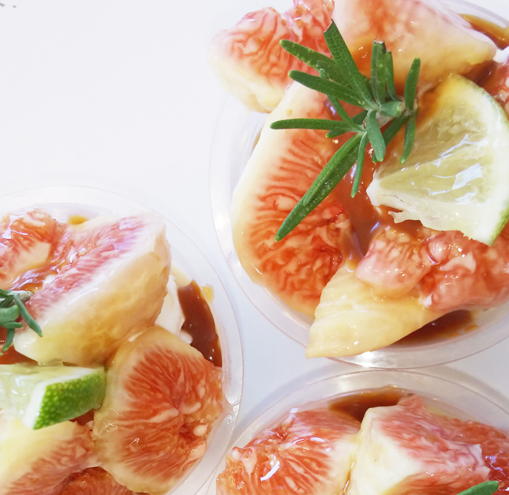 いちじくのキャラメルパンナコッタ