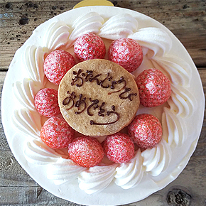 季節の生クリームデコレーションケーキ